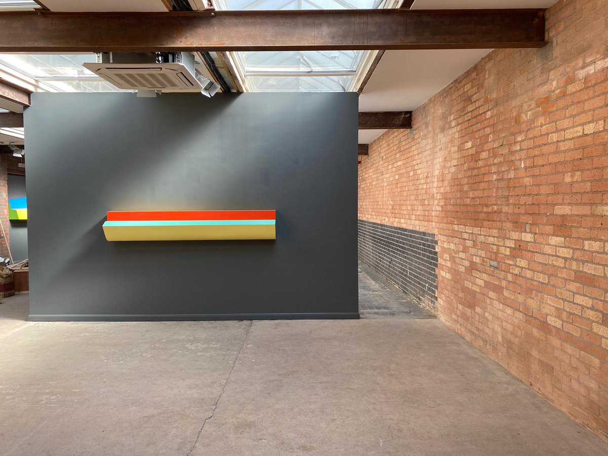 Russell Bamber, artist-in-residence <a href="/ironhousebrum/">Iron House</a>, has completely transformed the space with a show of his hot colour sculptures. Opens this Friday iron-house.co.uk/hot-colour/
