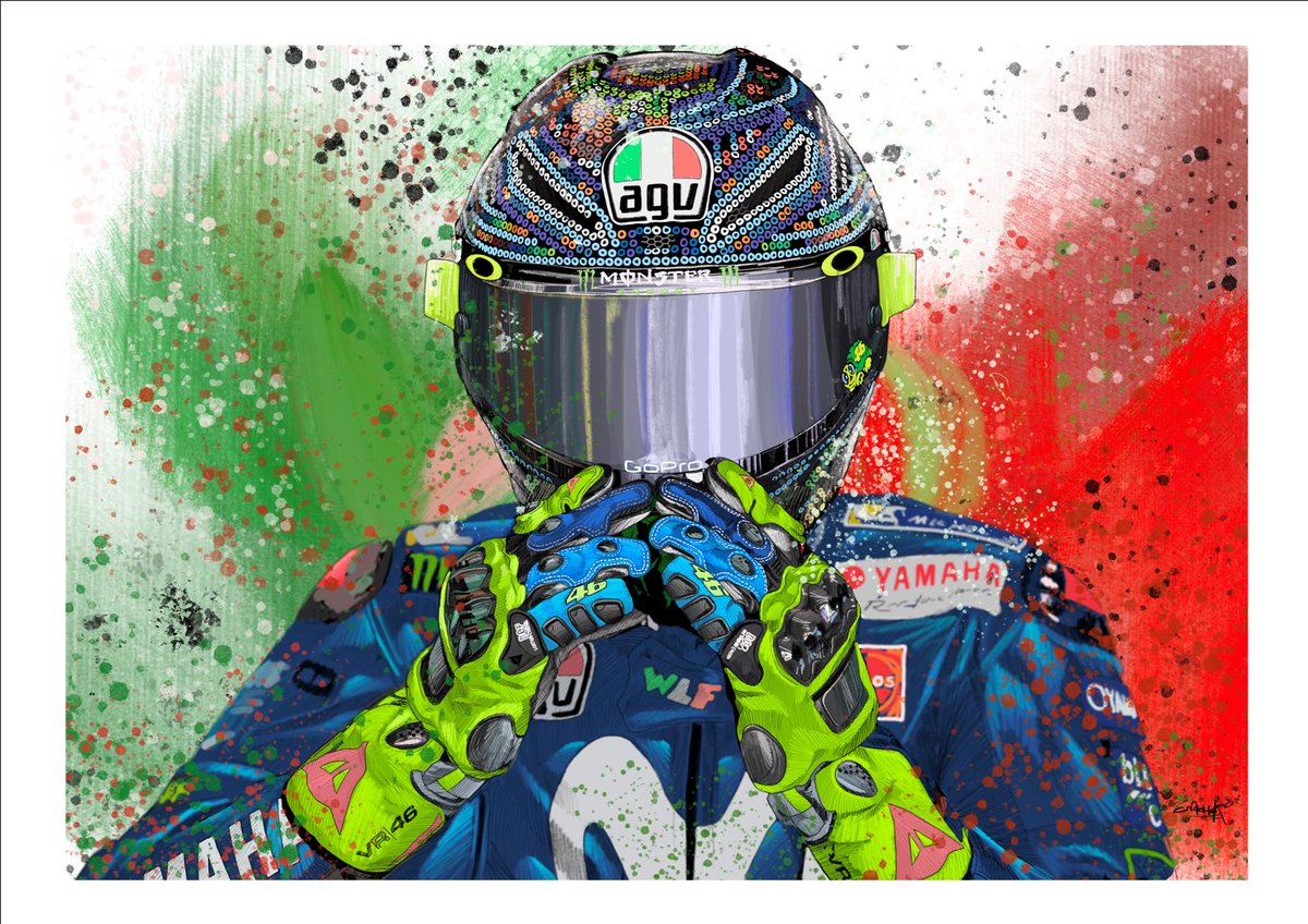 ArtMonkeyGarage's tweet photo. The New Sticker Collection Is Now Available... only £3.99 which includes Postage.. Message me if you would like to order your 6" x 4" inch (15cm x 10cm) Vinyl Sticker. All Moto GP Riders and F1 Drivers Available. #VR46 #MotoGP #YamahaMotoGp #WSBK #BSB https://t.co/5Rf3Z6iNVs
