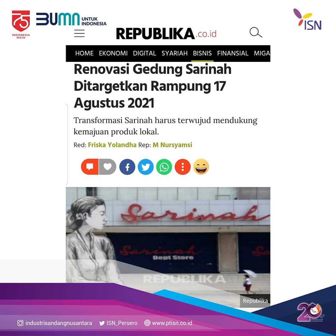 Transformasi Bisnis Sarinah memberikan dampak positif bagi UMKM, bukan hanya lip service

#SarinahUntukIndonesia