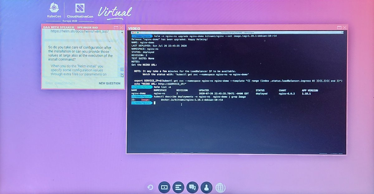 fr_an_c_is's tweet photo. #KubeCon + #CloudNativeCon
#KeepCloudNativeConnected
Intro to Helm by @bridgetkromhout and @marckhouzam https://t.co/Klb58PfVOu