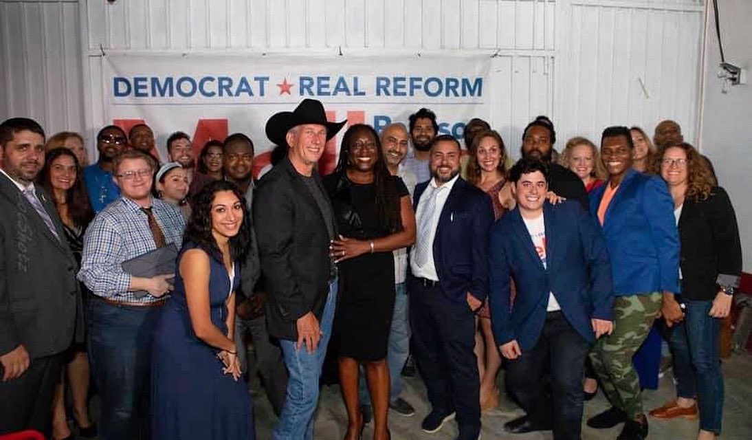 A picture from when it all began this year...While it’s not the result I wanted, I am so immensely proud of what we have built. 
Voices that were ignored or otherwise unheard were lifted up. 
People who have never voted before engaged because they supported our #cjreform message