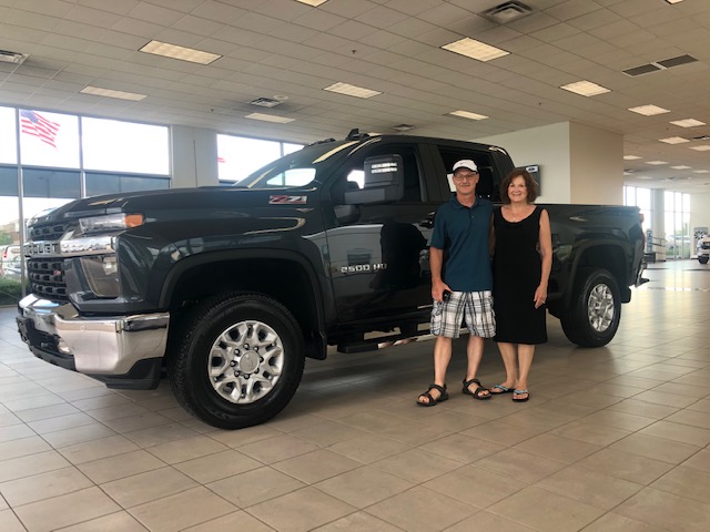GriffinChevyWI's tweet image. Bill &amp;amp; Judy from Colgate got this brand new Chevy 2500. Salesmen Steve Brandofina got them great new truck pricing. Welcome to our Chevy Family! #chevrolet #chevy #chevy2500 #chevytruck #chevytrucks #chevyfamily #newtruck #milwaukee #Wisconsin