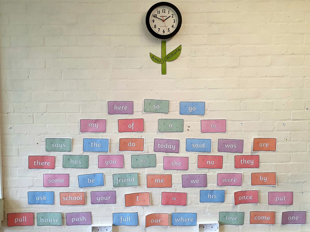 MissSAnand's tweet photo. Year 1s common exception word wall. #CEW #wordwall #ks1 #ks1learning #spelling https://t.co/wcGXLZ78aJ