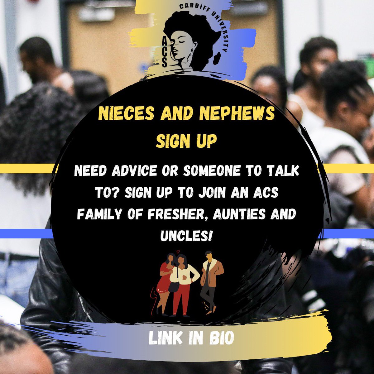 First year can be difficult and those of us who aren't at home might find it even worse to cope. Having a support system can help! Uncles and Aunties having experienced first year can give you advice to help you deal with the tough times. 

Sign up here :forms.gle/SUCTpmgWCW88Uf…