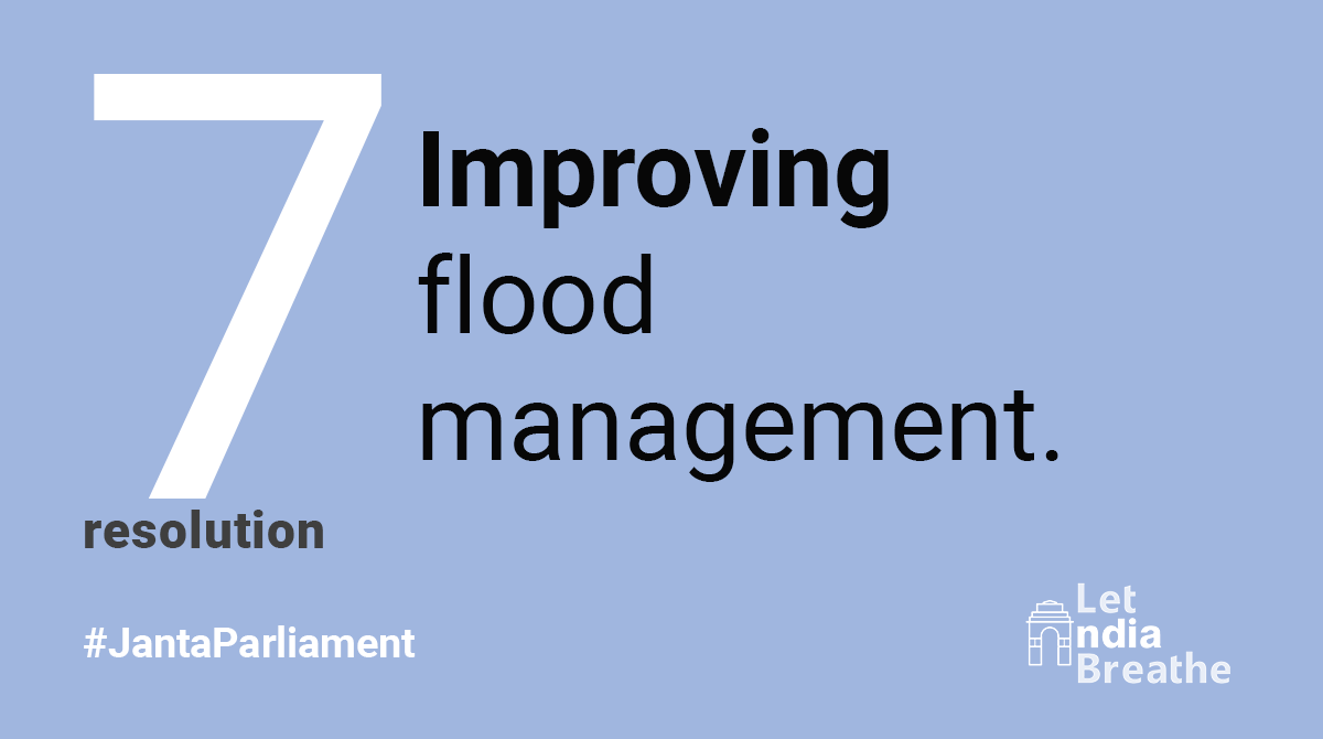 At the end of each flood season, there should be a report about what happened in the flood season with respect to flood disasters, reservoirs, embankments and disaster management through independent assessments that will also recommend fixing accountability #JantaParliament