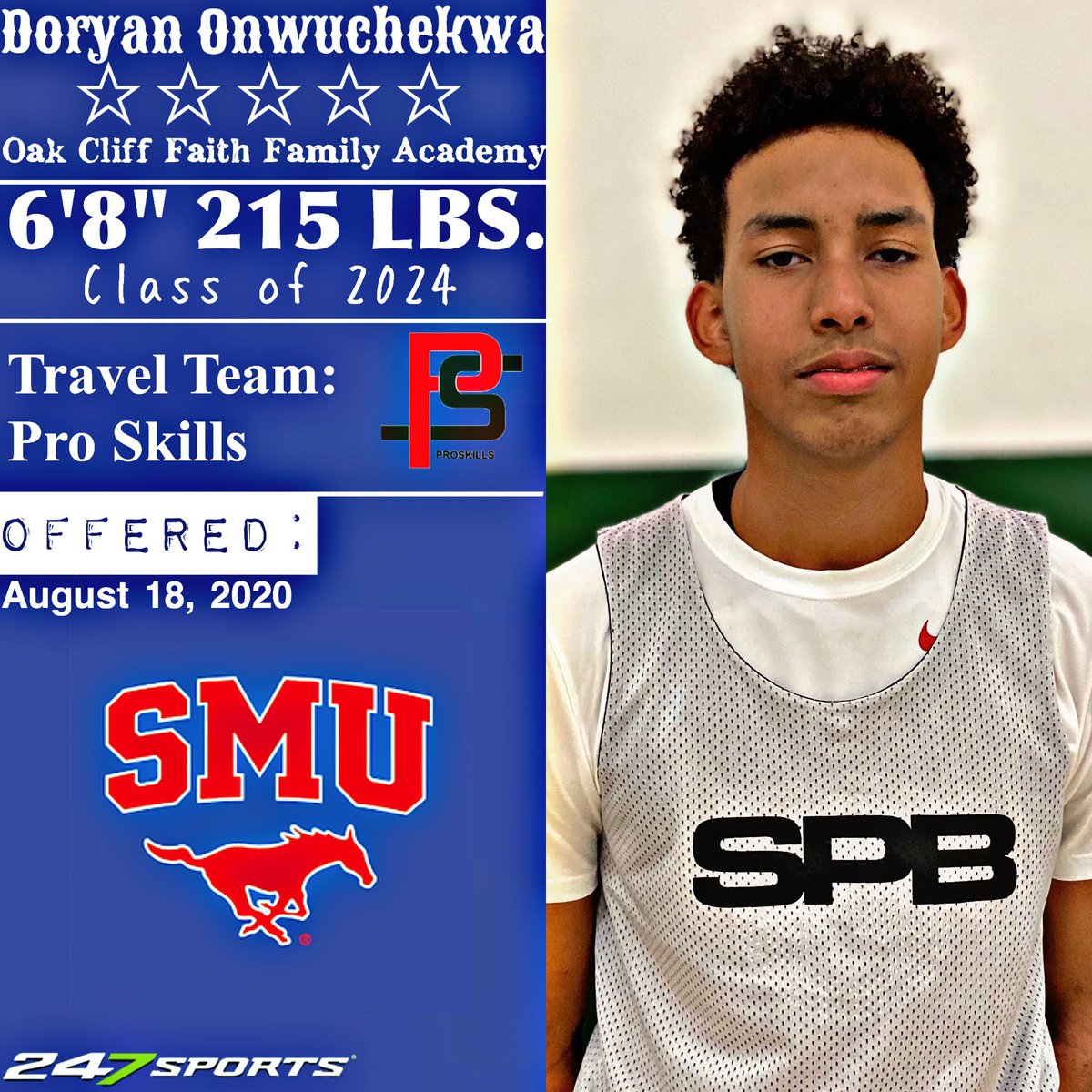BJenkins247's tweet photo. #SMU has offered two of the top incoming freshman prospects in the DFW in Doryan Onwuchekwa and Dink Pate. #PonyUp @DoryanChekwa @IAMTHESHOOTER1 https://t.co/ige31S7tH8