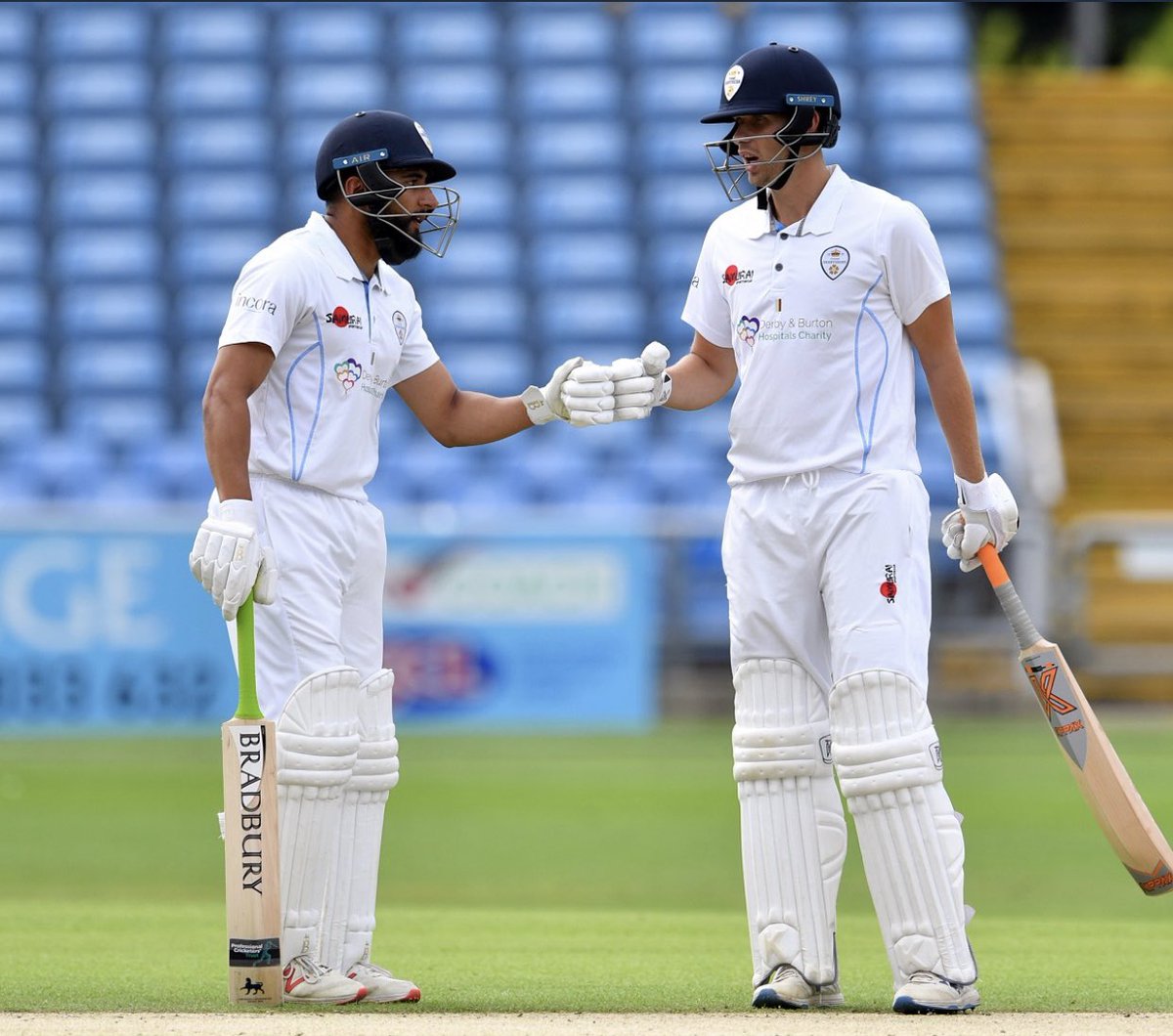 Tough 4 days away against a good Yorkshire side but doesn’t get any better waking up this morning and still being top of the table 🙌🏽 loving every minute representing <a href="/DerbyshireCCC/">Derbyshire CCC</a>