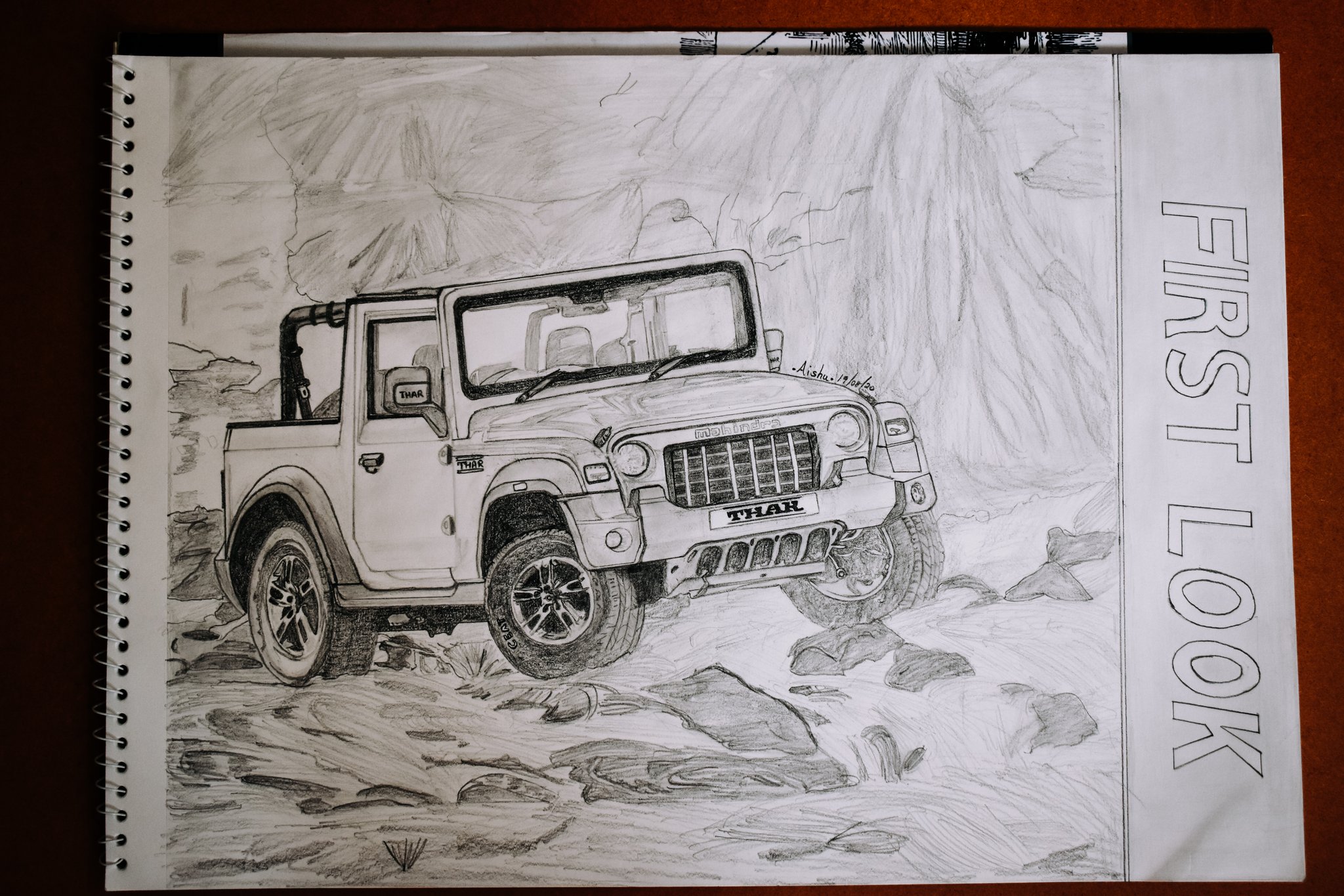 Mahindra Thar Projects | Photos, videos, logos, illustrations and branding  on Behance