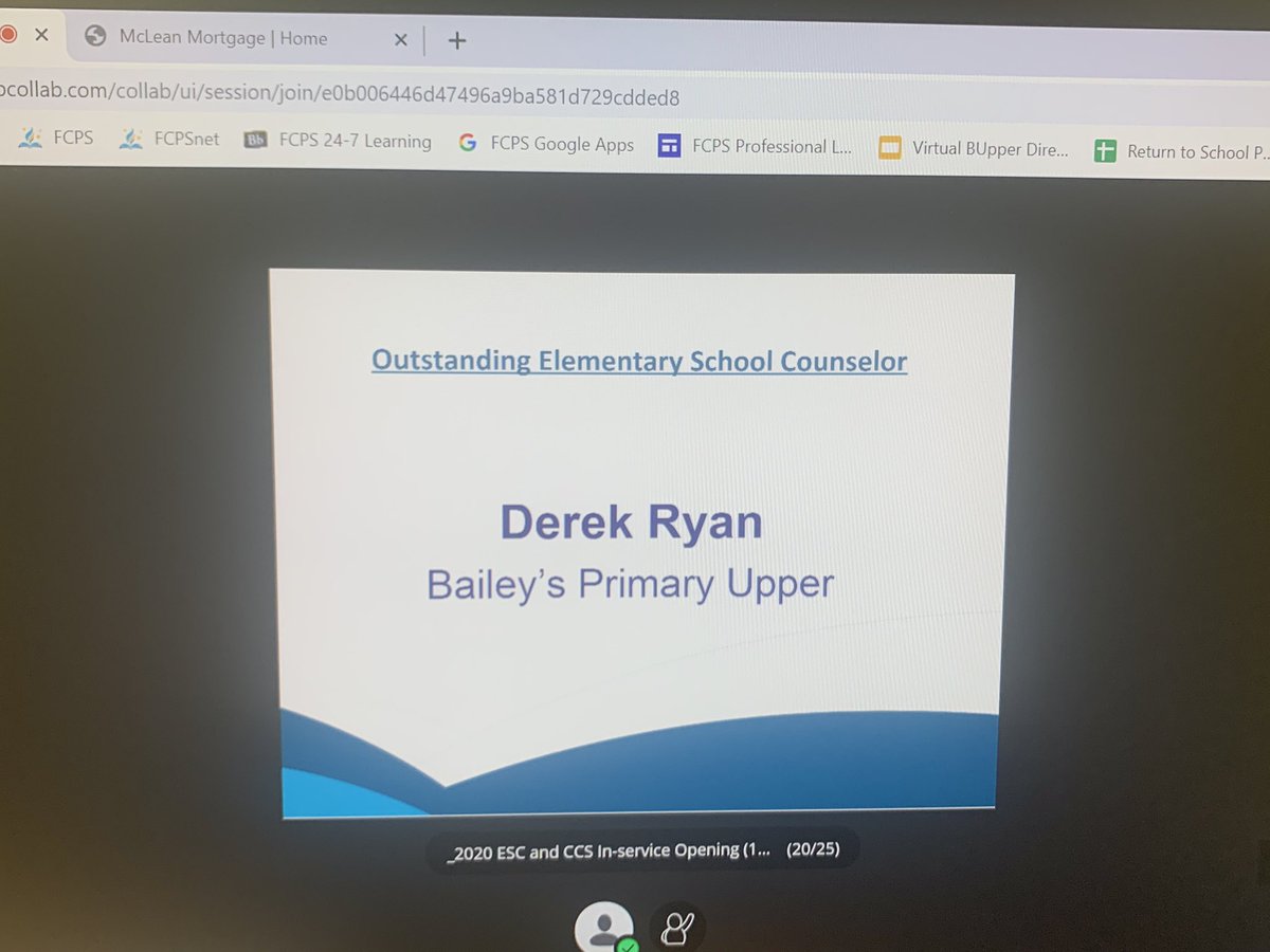 Congratulations to Derek Ryan #BUpper Counselor @BaileysES_FCPS @Baileys_PTA for receiving FCPS Outstanding Elementary School Counselor! We are so lucky to have you!