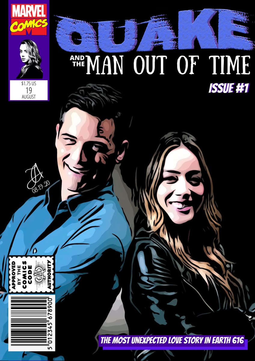 fanboyca's tweet photo. The celebration continues!! Quake and the Man Out of Time a.k.a. Dannyboy. What's up @EnverGjokaj and @chloebennet? HAPPY QUAKE WEEK!! 💜💜💜 #quakeweek #quakespinoff #chloeismyquake https://t.co/Zt9ECuXERy