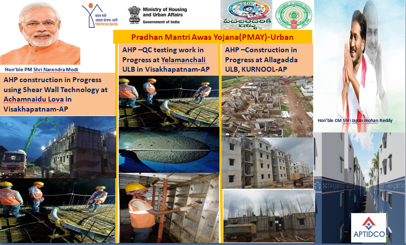 APTIDCO1's tweet photo. Andhra Pradesh-Housing for All under PMAY(U)-AHP Buildings in G+3 pattern are in progress. https://t.co/9Uffr46IZD