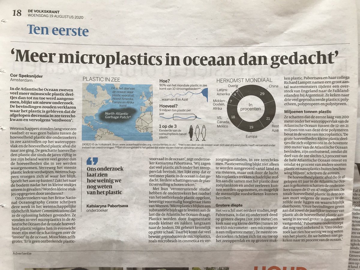 Pierre Pêcheur (@pietervisscher) on Twitter photo Eenderde consumptievis bevat plastic ☠️. Hemeltjelief, wat helpen we aarde toch in sneltreinvaart naar de tering. <a href="/trouw/">Trouw</a> vandaag. <a href="/plasticsoupfoun/">Plastic Soup Foundation</a> <a href="/SvVeldhoven/">Stientje v Veldhoven</a> Statiegeld op álle drankverpakkingen, zo snel mogelijk. <a href="/merijntinga/">Plastic Soup Surfer ~ Merijn Tinga</a> <a href="/PlasticOceans/">Plastic Oceans UK is now Ocean Generation</a> @denoordzee Eenderde consumptievis bevat plastic ☠️. Hemeltjelief, wat helpen we aarde toch in sneltreinvaart naar de tering. <a href="/trouw/">Trouw</a> vandaag. <a href="/plasticsoupfoun/">Plastic Soup Foundation</a> <a href="/SvVeldhoven/">Stientje v Veldhoven</a> Statiegeld op álle drankverpakkingen, zo snel mogelijk. <a href="/merijntinga/">Plastic Soup Surfer ~ Merijn Tinga</a> <a href="/PlasticOceans/">Plastic Oceans UK is now Ocean Generation</a> @denoordzee