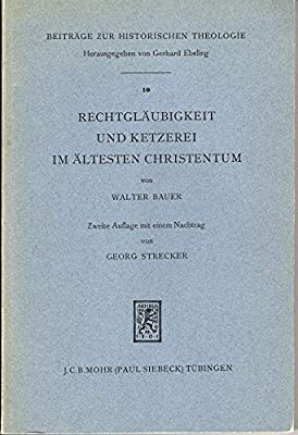 Others, especially Walter Bauer in his watershed 1934 work, argued that SC "rests on an unmistakably heretical basis," but never mentions Jews or Judaism. Instead, Bauer refers to Marcionites and Bardaisanites, antagonists who feature regularly in the work of Ephrem the Syrian. 8