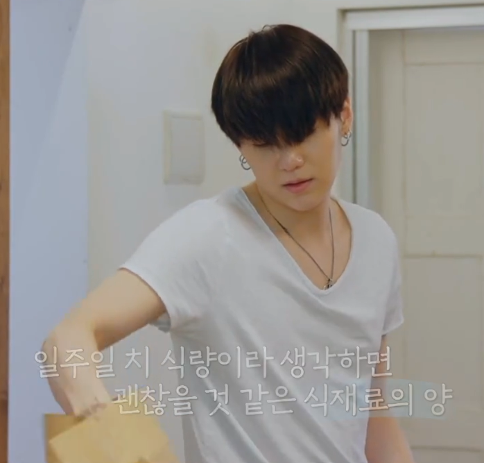 yoongi in the white shirt: a thread