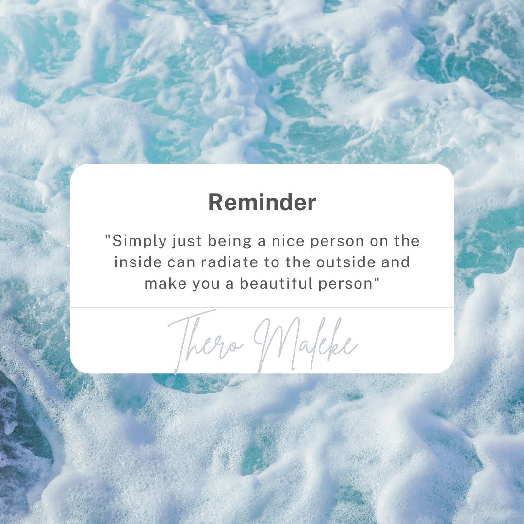 B_OutTheBox's tweet photo. A reminder from Thero @theromaleke: May you radiate all the #goodness and #wholesomeness that is inside of you! https://t.co/Ioyu8g4WJ1