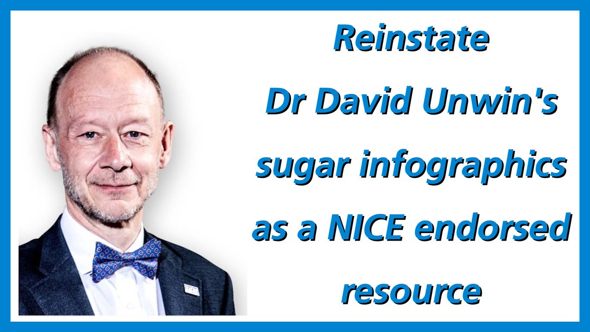 PHCukorg's tweet photo. Some of you may be aware that recently NICE removed @lowcarbGP's sugar infographics from their website.

Find out the whole story and help us reinstate Dr Unwin's sugar infographics as a NICE endorsed resource by signing this petition 🙂🖊️👍

https://t.co/1yvsn23pPn https://t.co/0I3YQ3HXgI