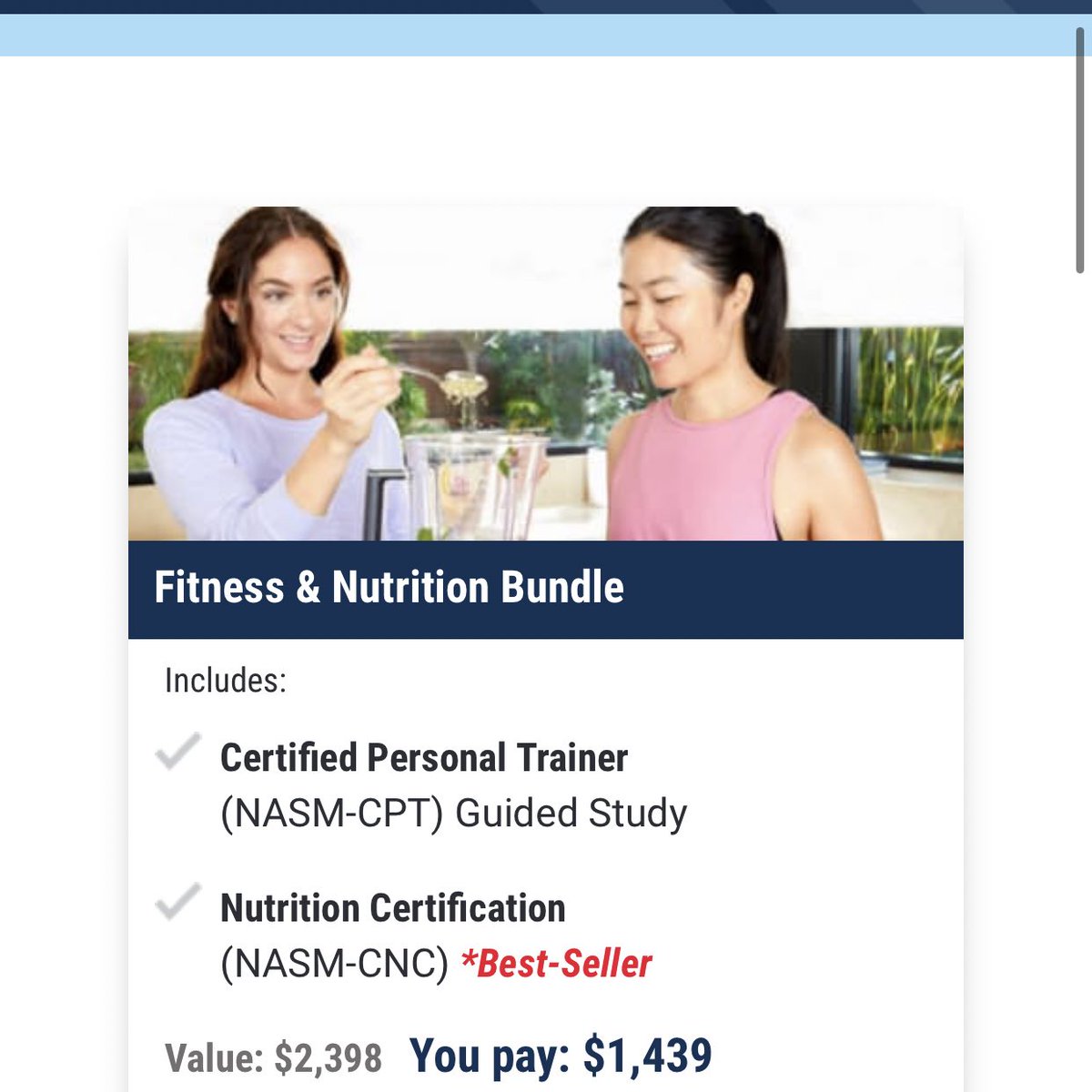 Paying close to $7,000 a semester for a degree in Exercise and Sports Studies to become a Personal Trainer and Nutritionist at a 4 Year Uni is insane once you’ve realized there are better options with the same result.