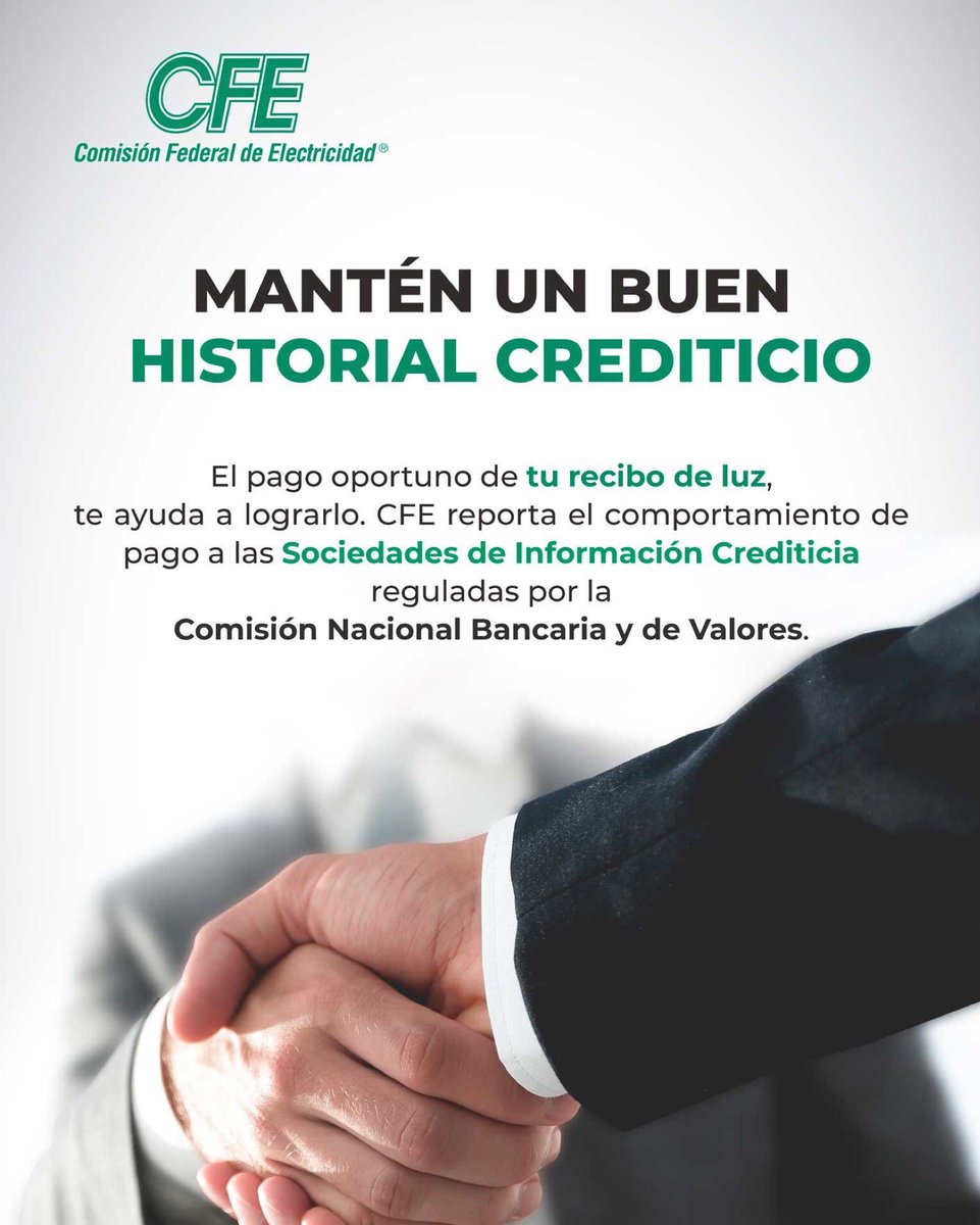 La <a href="/CFEmx/">CFEmx</a> no apoya a las familias mexicanas en estos tiempos difíciles, ¡ahora las amenaza con mandarlas a buró de crédito!
Ante la falta de sensibilidad del <a href="/GobiernoMX/">Gobierno de México</a>, reafirmamos nuestra exigencia de que se suspendan los cortes de luz hasta que mejore la situación económica.