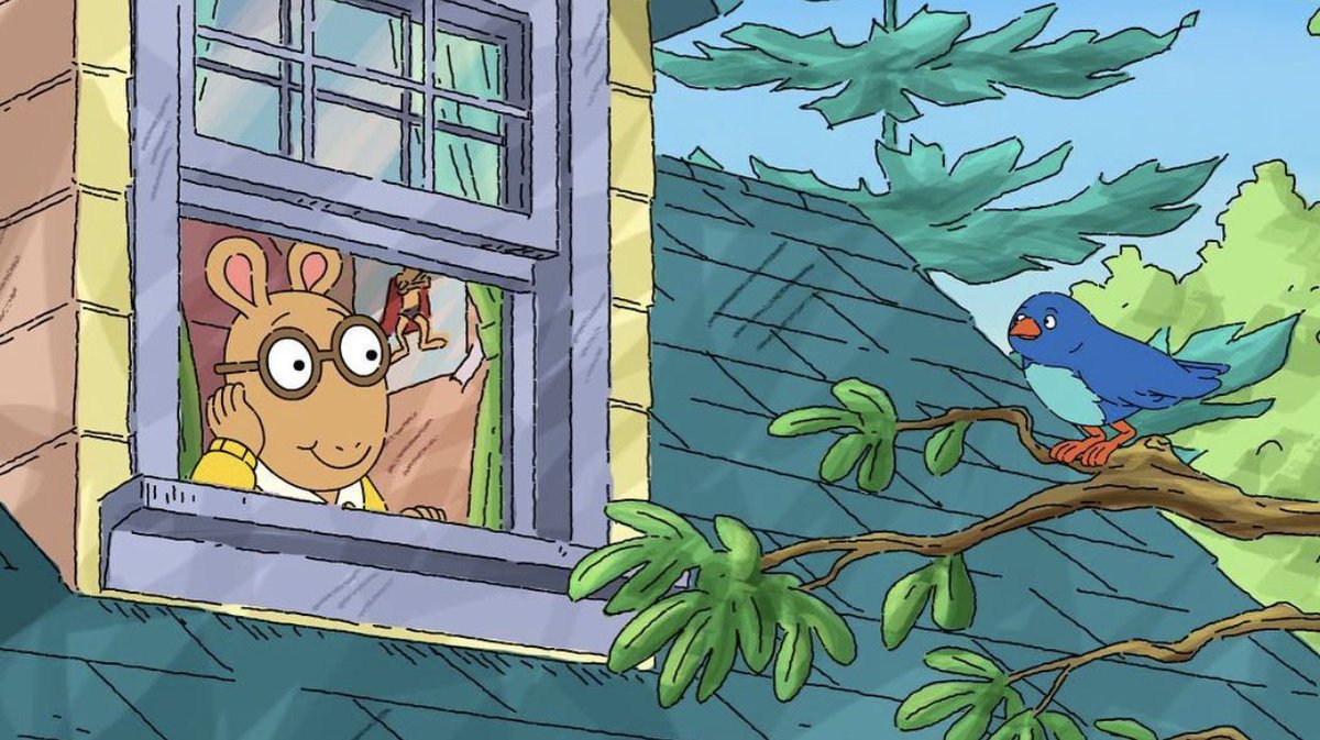 MyPBSNC's tweet photo. Don't mind us! We're just dreaming about going outside of our houses. Staying safe at home when possible is crucial right now, but also...We miss our friends! 📷: @arthurpbs @pbskids #pbs #arthur #rootle https://t.co/EAnTv8olIg