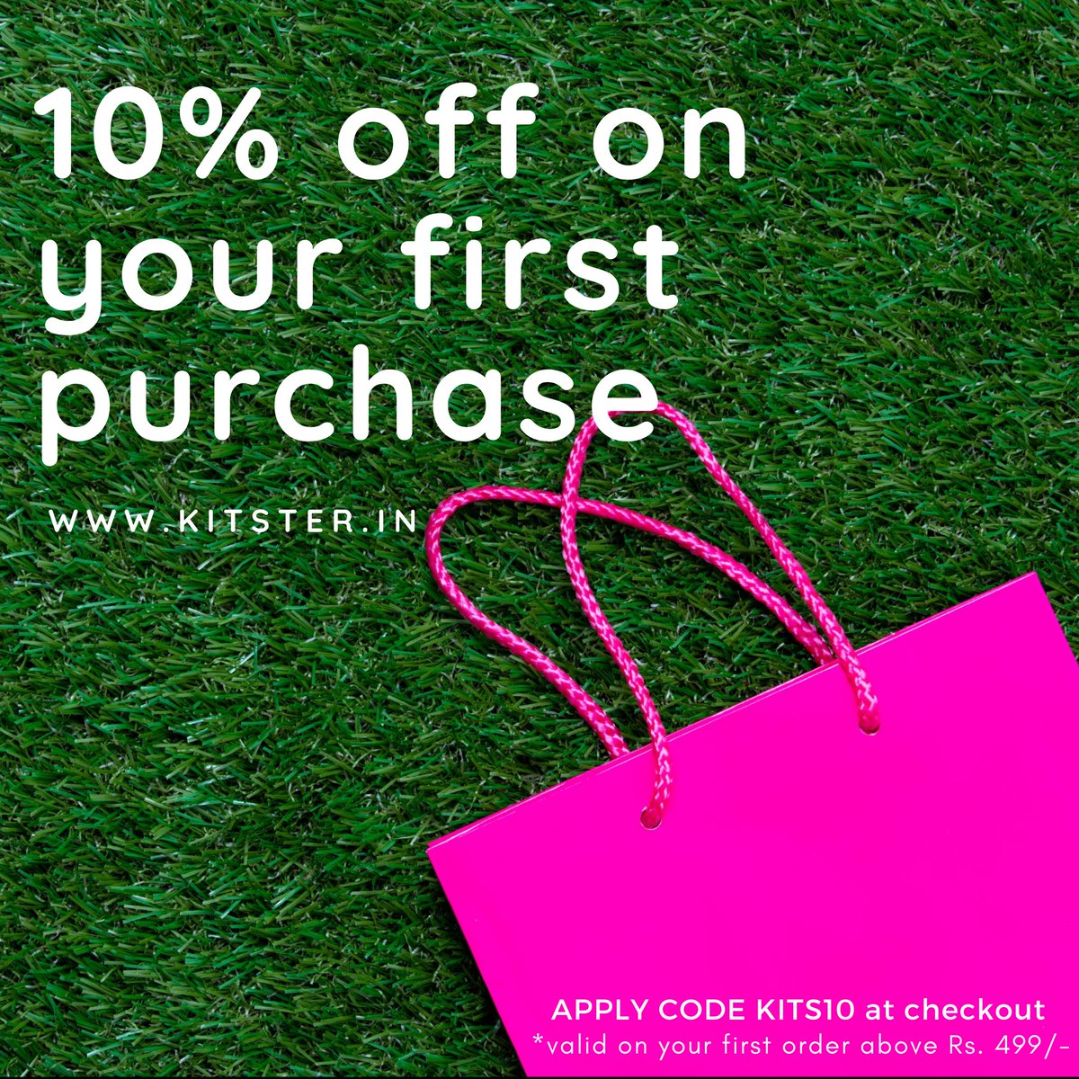 10% on your first purchase over Rs.499/- on kitster.in

#discount #10percentoff #deal #sale #shopping #onlineshopping #giftboxindia #giftboxes #Sustainablegifts #giftingideas #gifts #indiagiftbox #seedpen #spa #consciousgifts #beeswaxwrap #bamboostraw #ecofriendly