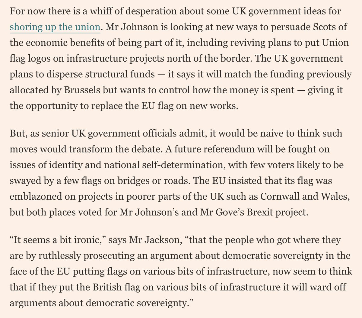  "For now, there is a whiff of desperation about some UK Government ideas for shoring up the union."  http://www.yes.scot&nbsp;
