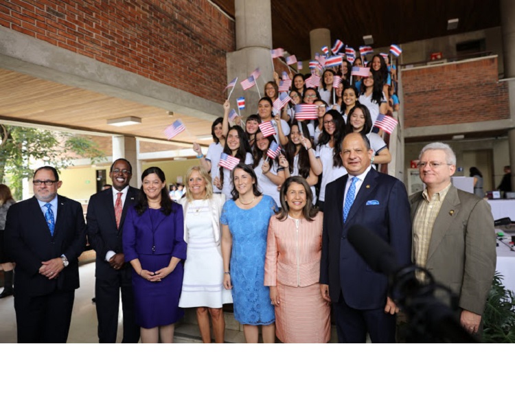 was super excited to meet Dr Biden (she thought  @JoeBiden was cool but not as cool as  @DrBiden) because she found out that Dr Biden is a teacher. During our chat, Nava told Dr Biden that she was thinking about perhaps becoming a teacher one day – 2/8