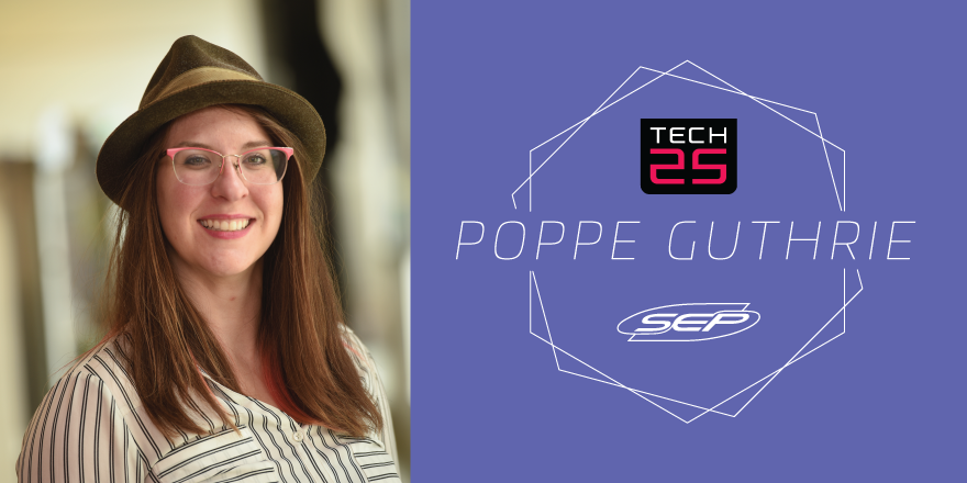 wwwsepcom's tweet image. Congrats to SEP&apos;s Senior Interaction Designer @whoispoppe for being honored with the @TechPointInd Tech25 Award this morning! #Tech25 #Tech @IBJnews