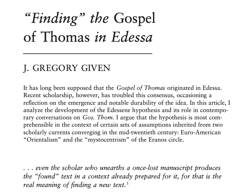 Addendum: I benefited greatly from the advice, feedback, and works of a number of scholars in the twitterverse, including  @salam_rassi,  @AnnetteYReed,  @jedwardwalters, & from the fantastic articles of  @GregGiven &  @terry_renaud ( http://terencerenaud.com/writings/the-jewish-question/)