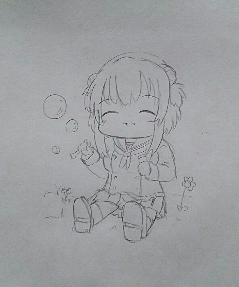 かつじゃ えいえいおー 今まで描いたかわいい系のイラストでお気に入りのやつ バトガ