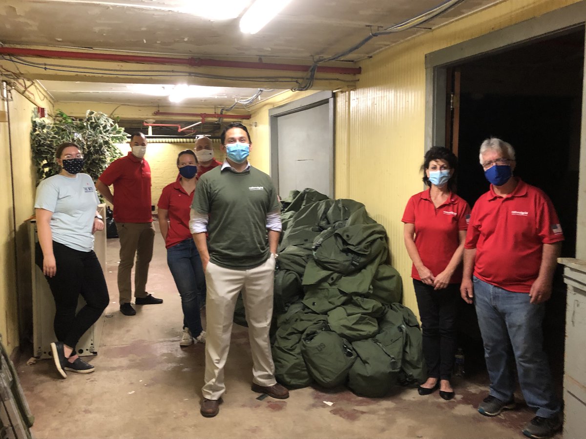 WOW Wednesday! A huge shout out to our friends at National Grid that volunteered and filled SIX HUNDRED bags of toiletries and clothing for our veterans! An amazing team. We appreciate you! #wowwednesday #nationalgrid
