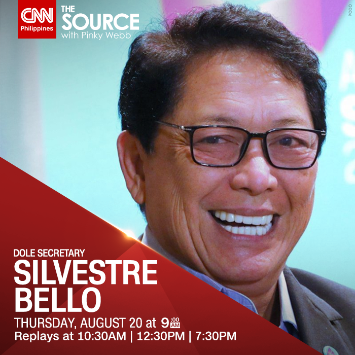 newswatchplusph's tweet photo. TOMORROW: DOLE refuted reports that gov't has relaxed the restrictions on nurses' deployment abroad.

Labor Secretary Silvestre Bello,  Maristela Abenojar of Filipino Nurses United, and April Glory of PrisoNurse join @iampinkywebb on #TheSource

🕘 9am
💻 Facebook
📺 Live stream https://t.co/GFIreP2PsZ