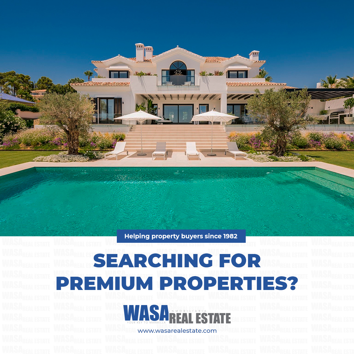 Are you searching for a #premium property in the South of #Spain? 🇪🇸

We are specialized in the sale of Premium Properties in #NuevaAndalucia, #PuertoBanus, #GoldenMile and  #LaZagaleta! We are certain that we have what you are looking for! -> wasarealestate.com/listings/
