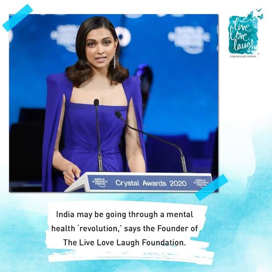 Deepika’s contribution to the field of mental health has been chronicled by the media- her foundation has been the recipient of the Dr Gueslain award 2019 and the Crystal Ball 2020. She chose to address the subject of mental health during her Time 100 ‘Most Influential’ speech.