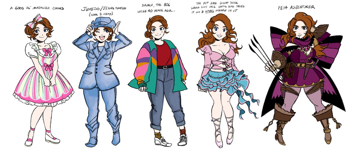 rujellyroll's tweet photo. i couldn't decide on 6, so i uh... did all of them. it was a lovely distraction, so thank you all. (i promise i'll do some non-mc content soon. i enjoyed getting to flesh out her wardrobe though๐โจ)
#obeyme #obeymemc #cactus #wardrobechallenge https://t.co/fUneCd39IC