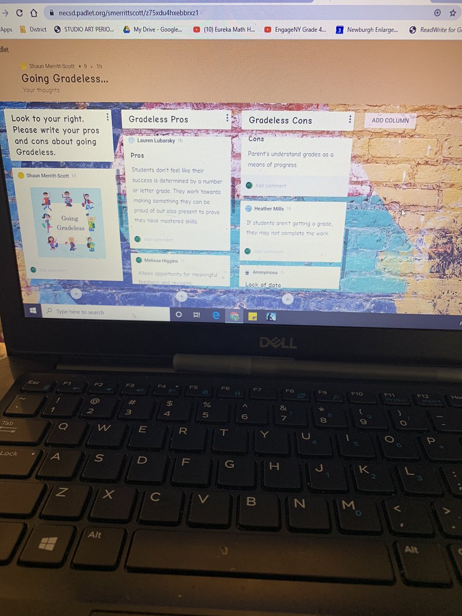 Amazing collaborative discussion on the pros and cons of “Going Gradeless”. We are thinking outside the box for best practices to support our scholars. Convergence at work! #GoldbackShiftSquad #ShoulderUp <a href="/jenniferacronk/">Jennifer Cronk</a> <a href="/zoematts/">Zoe Matthews</a> <a href="/Shaunie888/">Shaun Scott</a> 💙💛