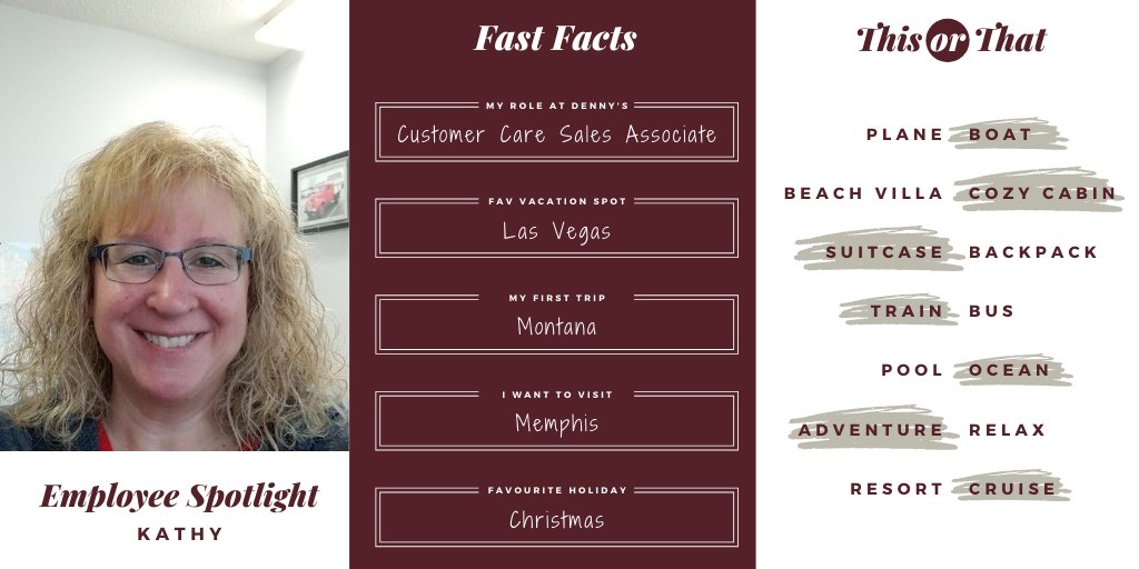 Meet Kathy! Kathy works in our charter sales office and is ready to help you book your next adventure when the time is right for you!