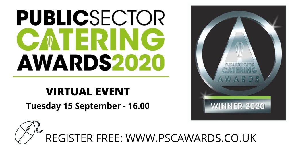 We are taking this year's Public Sector Catering Awards #virtual to celebrate the nominees shortlisted pre-lockdown so join us on 15 September to see the winners of the 18 award categories revealed! 🥳🎉

Register to attend for free - PSCAwards.co.uk

#PSCAwards