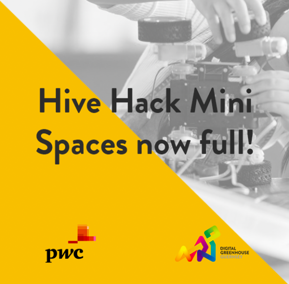 digigreenhouse's tweet photo. Hive Hack Mini event next Monday is now sold out! We are looking forward to exploring algorithms, debugging and cyber safety with @PwC_CI! 😄 

#DigiSkillsGSY #HiveHackMini https://t.co/WpJlaESjRz