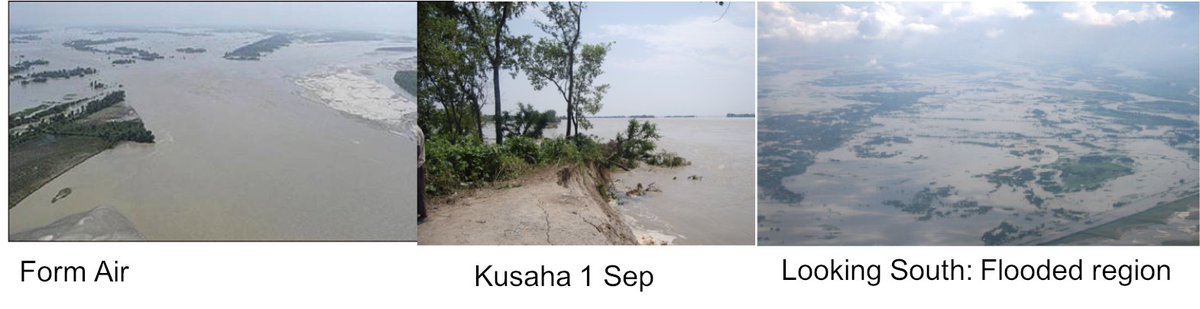 12 years ago, on 18th August 2008, eastern Kosi Embankment at Kushaha (Sunsari District) Nepal breached.  @amitangshu  @Watervagabond  @KenBoulder  @GEAG_India  @mdevasher  @dahalkeshab  @keshabpoudel2  @joydeepgupta  @RameshBhushal