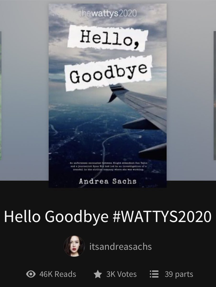 6. Hello, Goodbye by  @itsandreasachs — Again, my favorite  #BINJIN AU comes from you!  This AU make me imagine how’s Son Yejin if she’s takes a role as Flight Attendant and Mr. Handsome Hyun Bin falling in love with her. There’s also plot twists in this story.