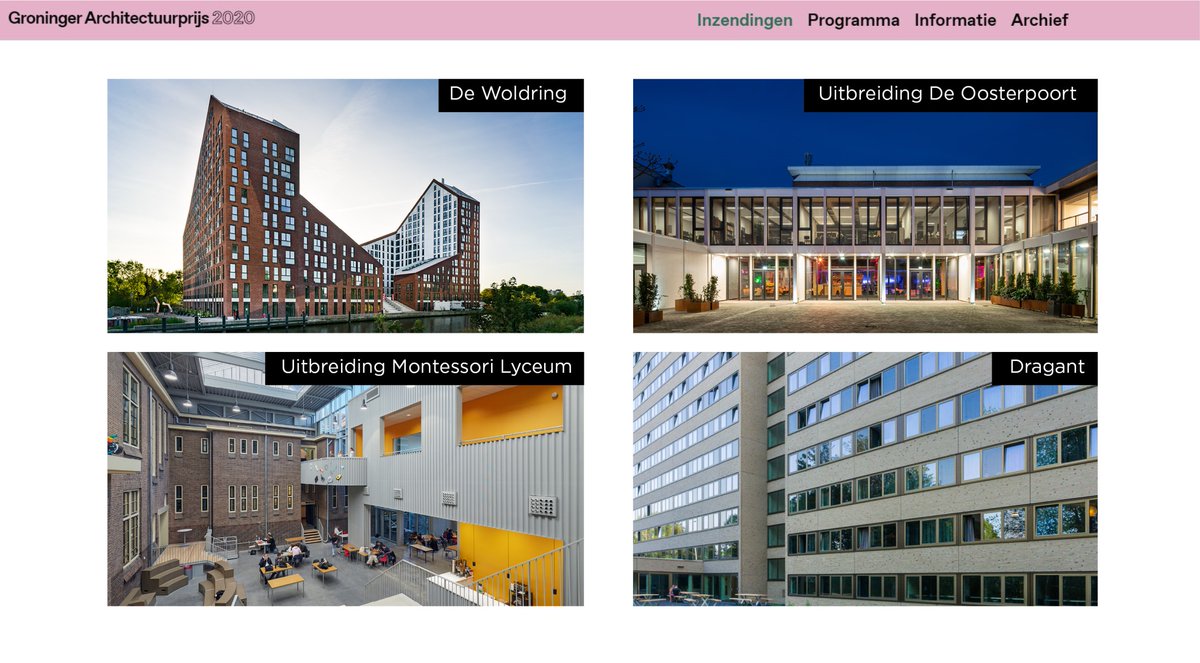Maar liefst 4 projecten van <a href="/VanWijnenGroep/">Van Wijnen</a> komen in aanmerking voor de Groninger Architectuurprijs @dvda050 en daar ben ik #trots op! Je kunt jouw stem laten horen via deze link: bit.ly/2QkhBU9