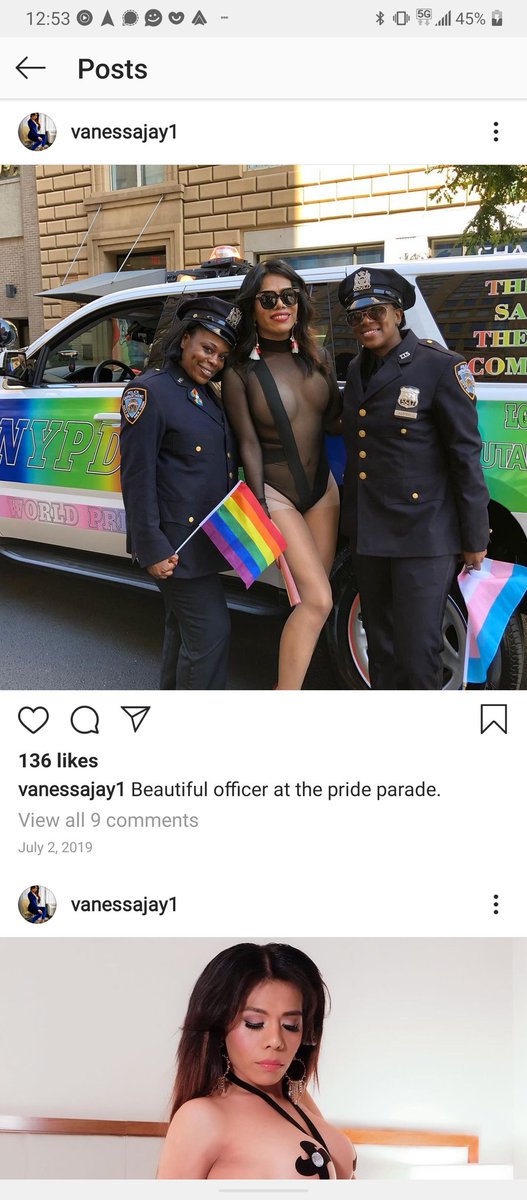 LawrenceFBN's tweet photo. Officer Campbell (seen below w/ a filipino trans hacker) sat down and discussed photos that were texted to me of a body wrapped in a carpet on 145th. A month later she said they had an arrest. No one from @ManhattanDA office would call me back to confirm. (2/2) do u know? https://t.co/DPH2DhNysN