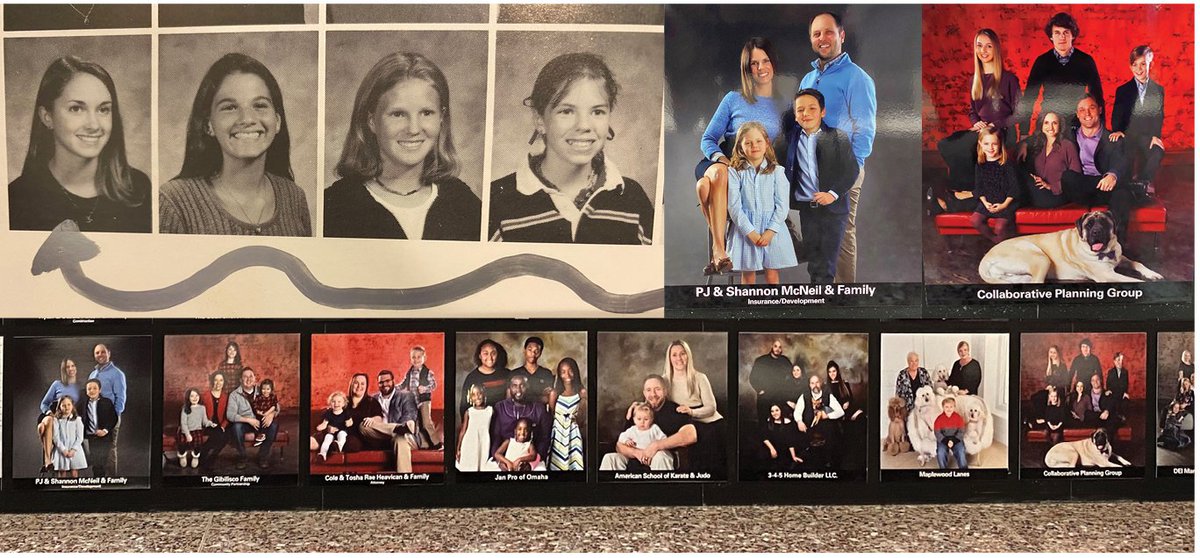 CollaborativePG's tweet image. Eryka and Shannon have maintained their friendship for over 20 years. Thanks to the wonderful Arnold Clark photography, they were able to reprise their yearbook roles, along with their families, earlier this summer!