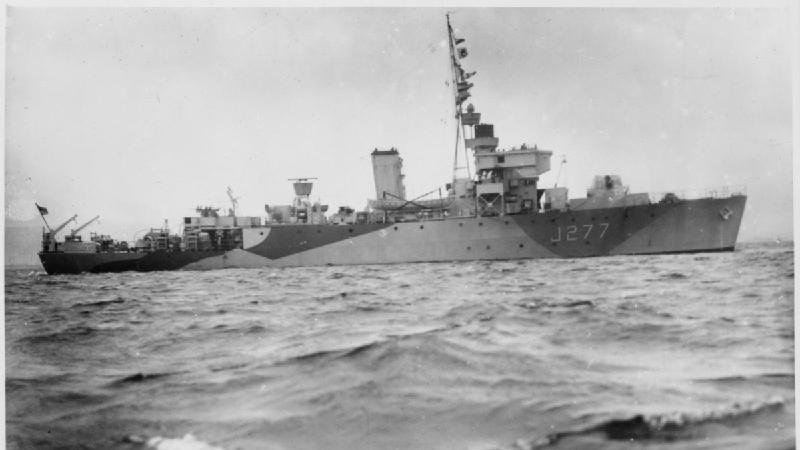 HMS Orestes was an ‘Algerine’ Class minesweeper built by Lobnitz and Co. Ltd. of Renfrew, Scotland She was launched on the 25 Nov 1942 and was ready for service in April 1943 HMS Orestes carried one 4 inch naval gun and 4 single oerlikon cannons. WHAT A BEAUTY 