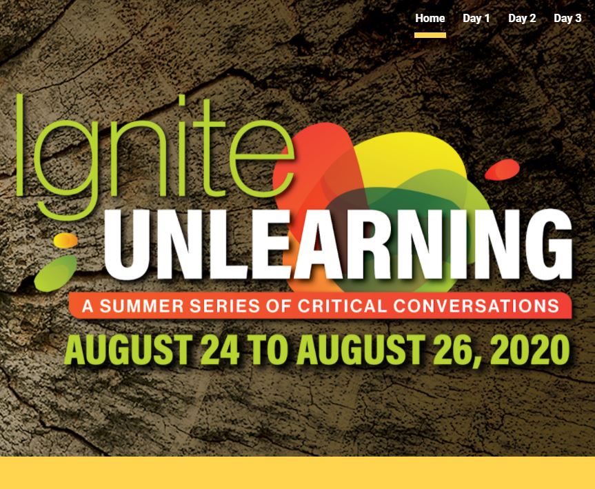 Attention DDSB Staff: 
The DDSB is proud to continue its work on equity issues with the upcoming Ignite Unlearning: A Summer Series of Critical Conversations Conference. All DDSB employees are invited to participate. See your email for details.
#IgniteUnlearningDDSB