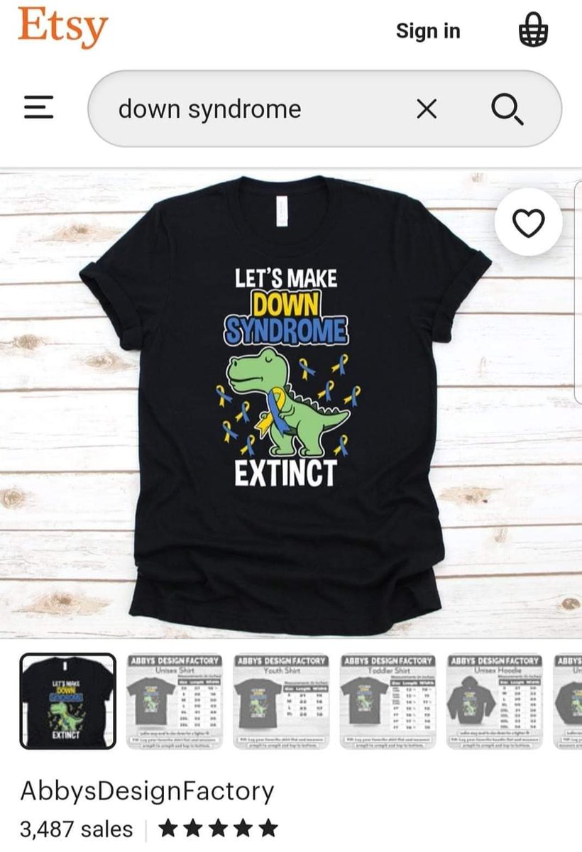 Ems__Hall's tweet photo. I don't usually share things like this but , Etsy?!?

It has been removed now but for it to actually get on as a listing...I am shocked and disappointed. 

And this is why I will always, always have Harrisons back and advocate for the DS community and continue to educate others😥 https://t.co/GtHk1iLrxy