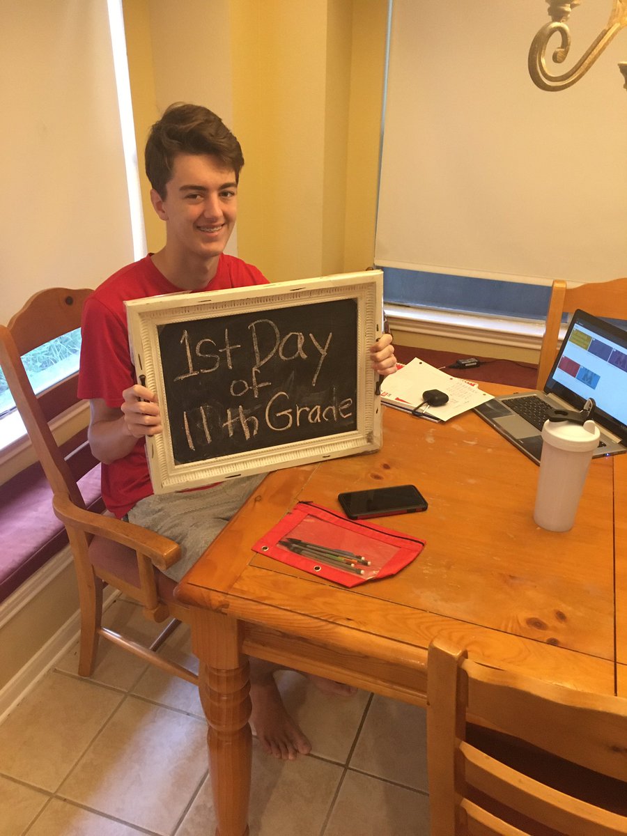 RGrassau's tweet photo. First day of 11th grade. Different than the ones before. @LGrassau #mc22firstday. https://t.co/gROzZrIoXx