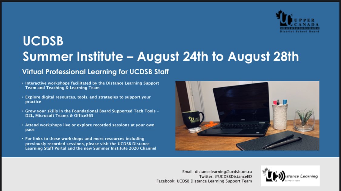 UCDSBDistanceED's tweet image. Let’s do this #UCDSB!!!