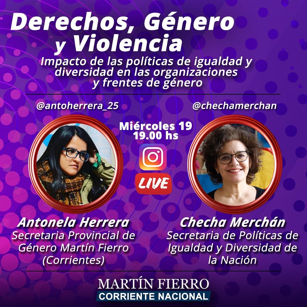 AntooHherrera's tweet photo. Hoy a las 19 hs Vivo de Instagram con la Checha Mechan.
Les esperamos!! https://t.co/a70LwbY4Ki