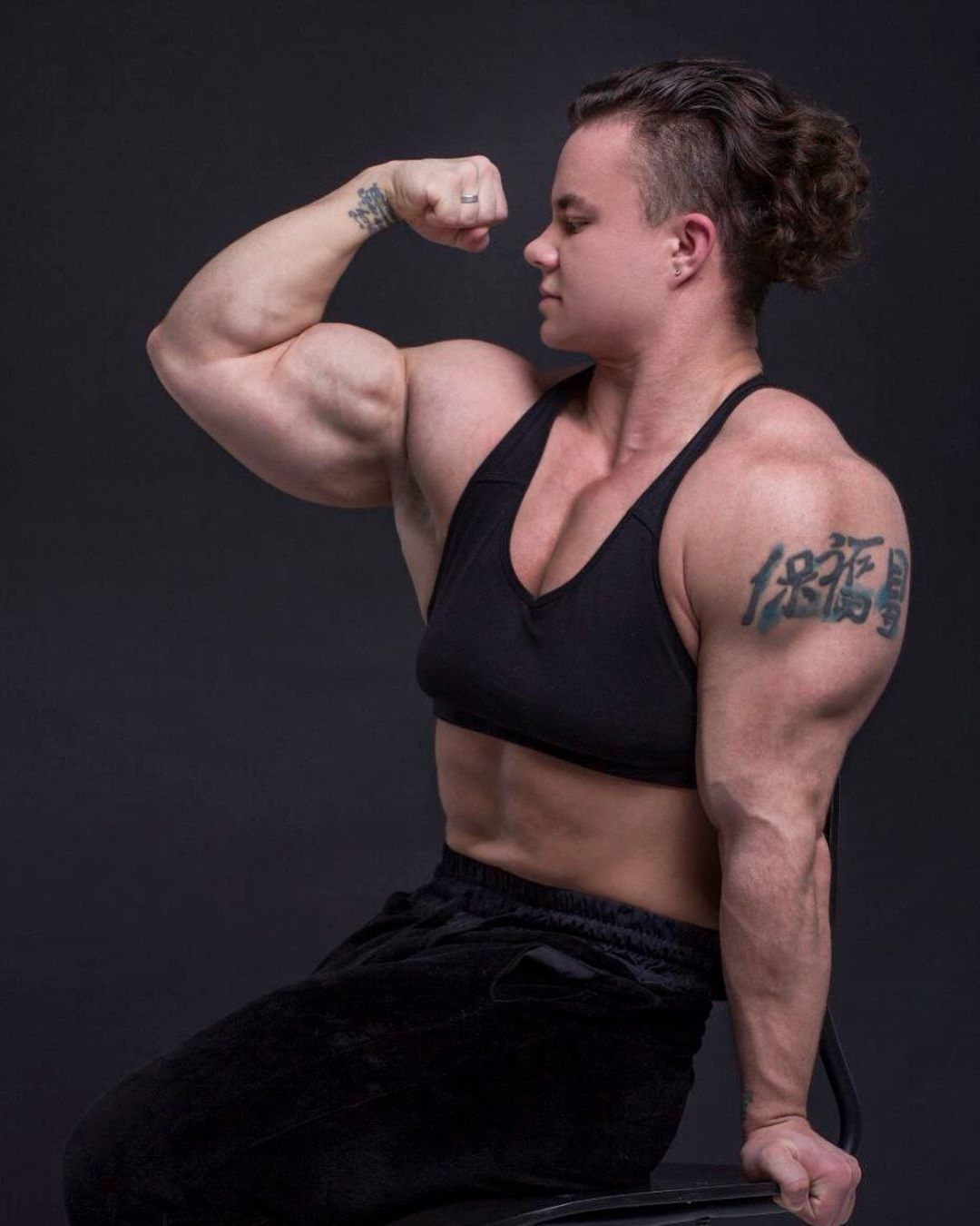 Biggest female biceps hotsell